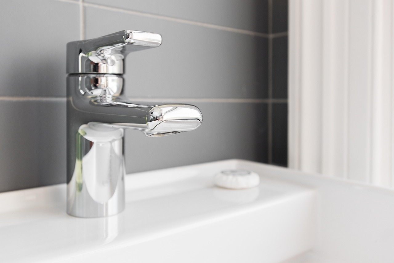 Bathroom sink faucet — even small leaks stress a well pump system