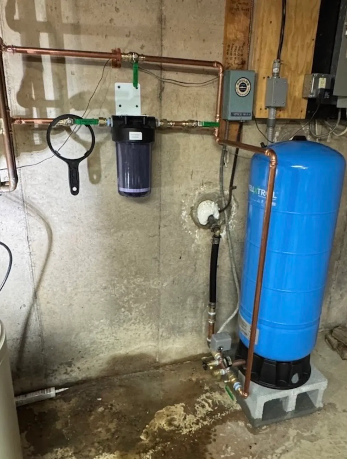 Whole-House Water Filtration System & Well Tank Install