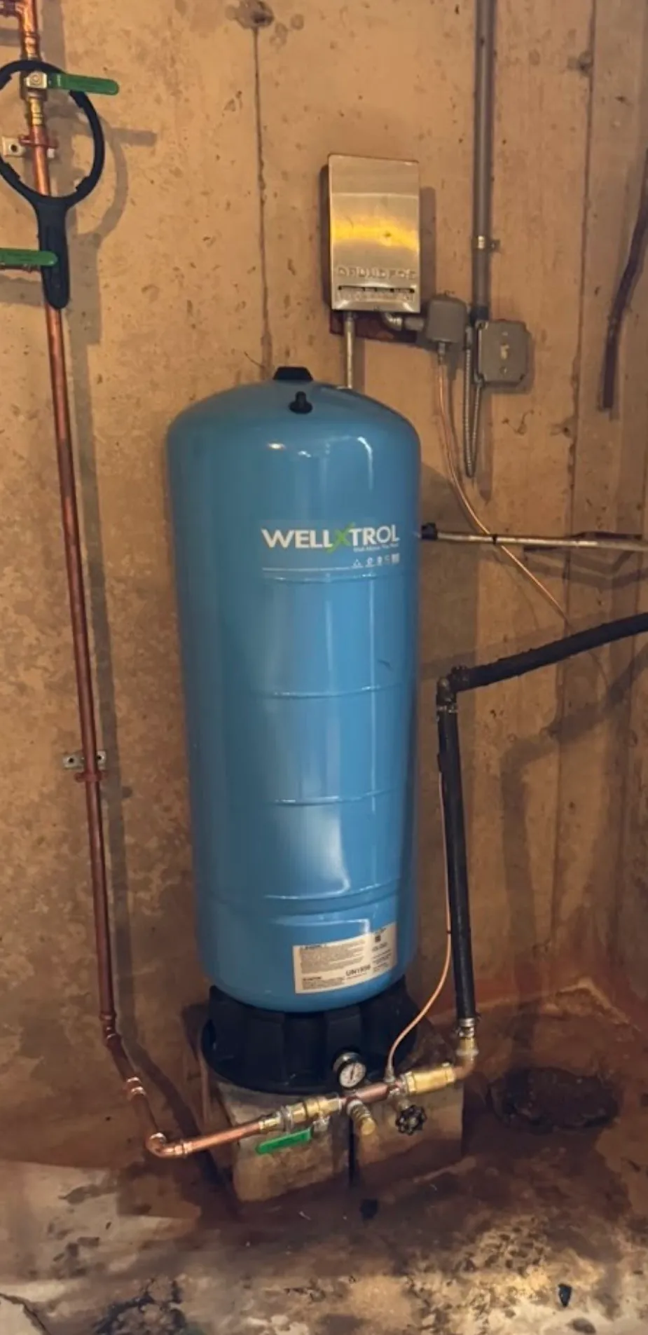 Well Pressure Tank Install